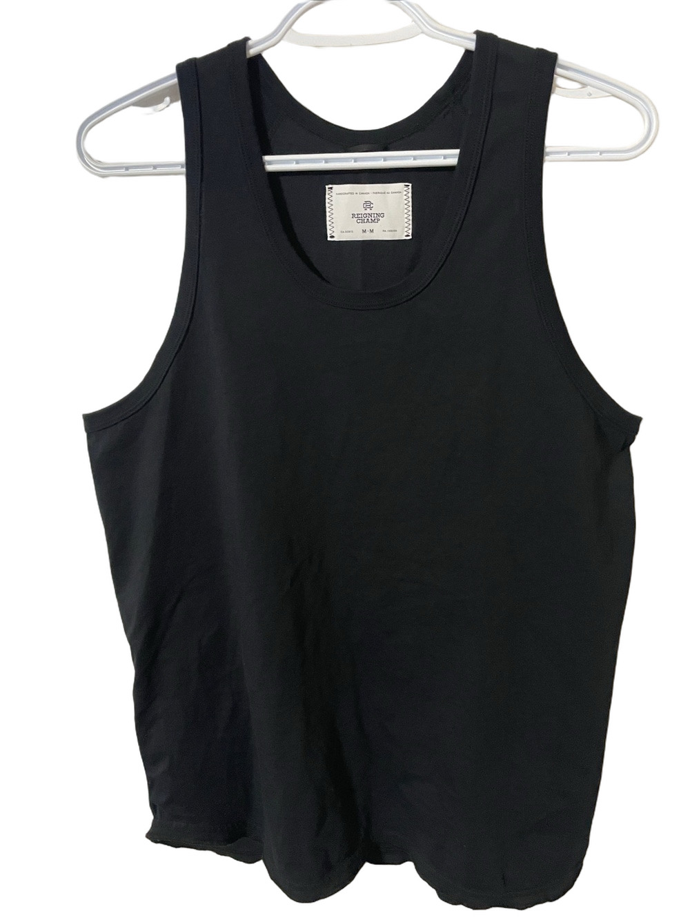 Reigning Champ Black Tank Size Medium